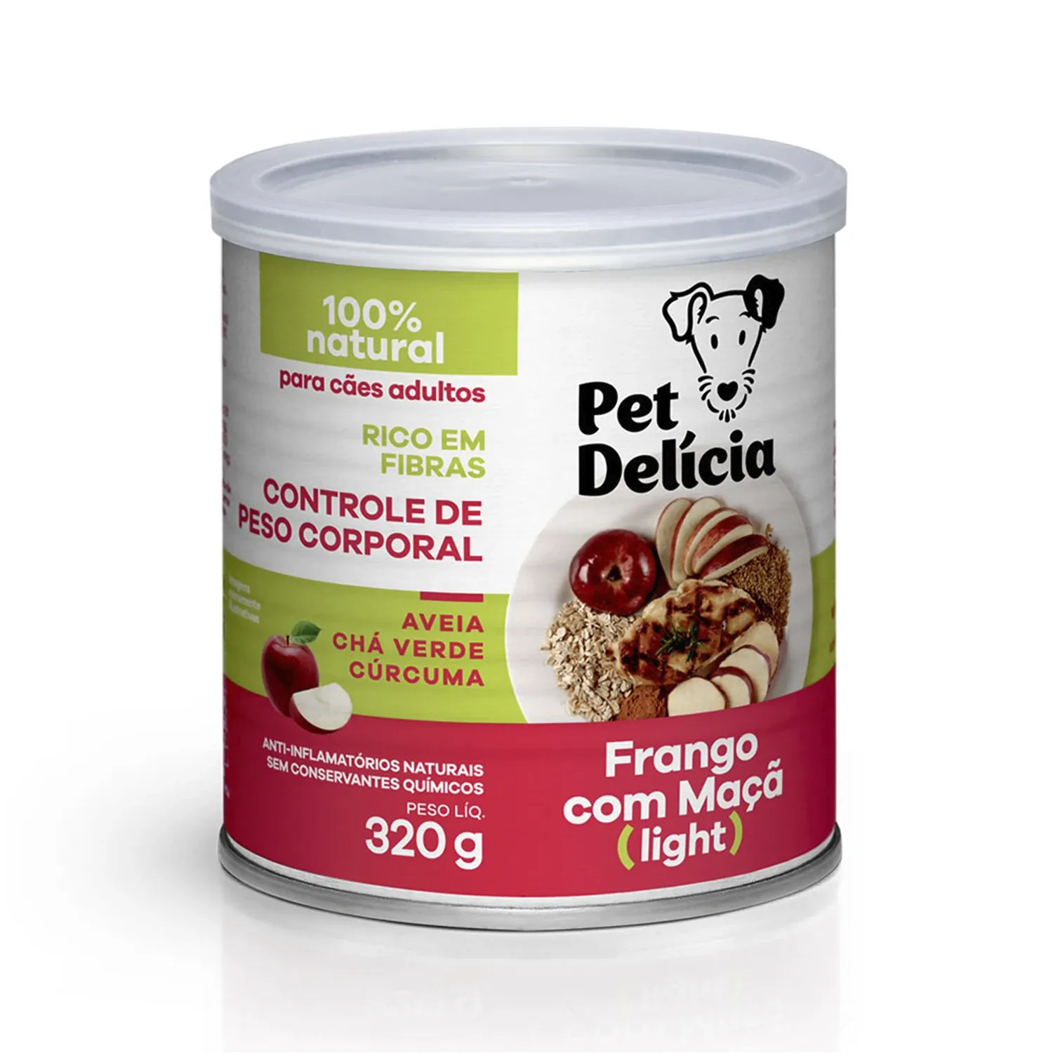 Racao Umida Pet Delicia Caes Light